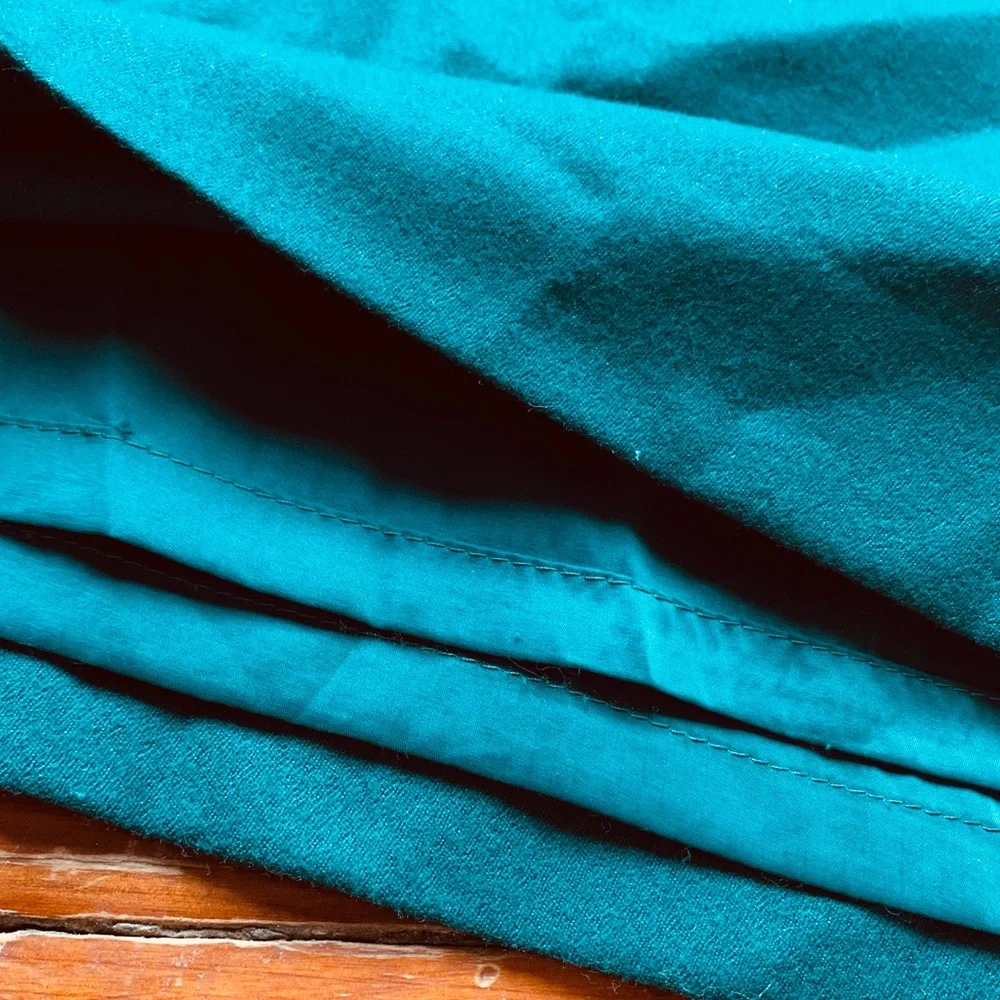 Talbots Green Wool Pencil Skirt - Picture 3 of 13